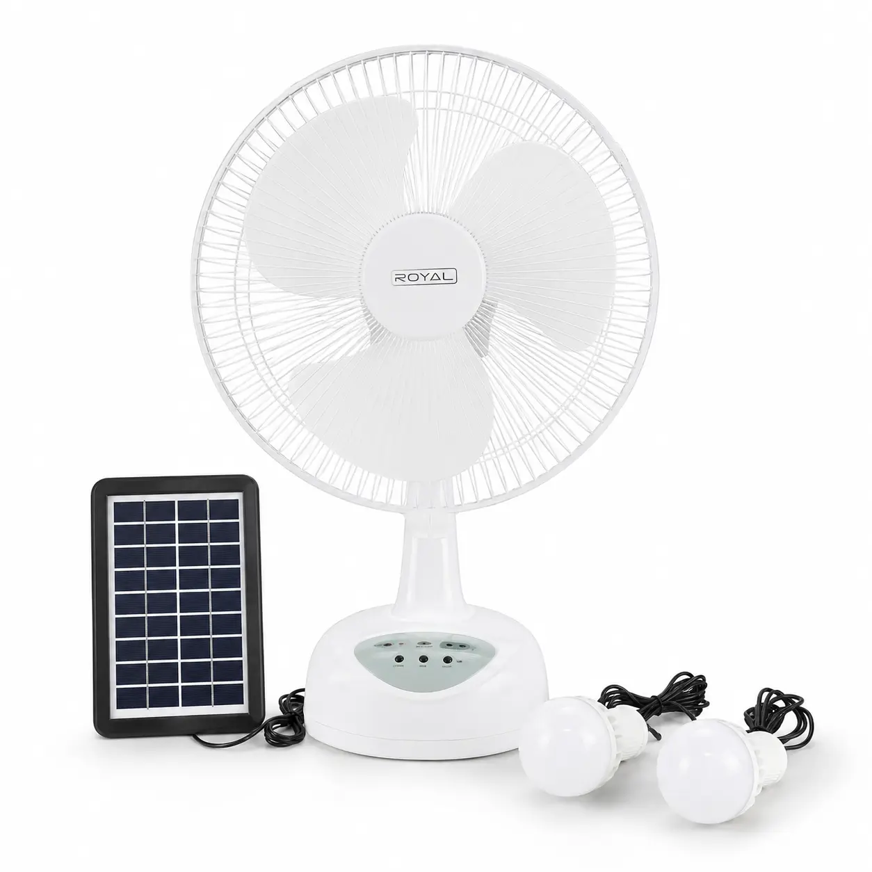 Ventilador solar recargable Royal