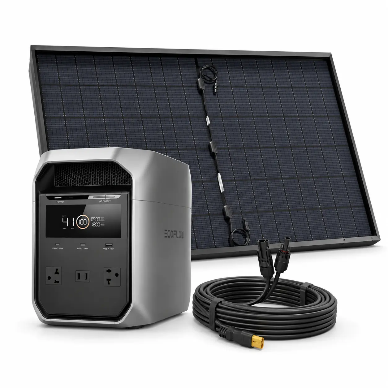 Combo EcoFlow DELTA 3 Classic + panel 450 W + cable